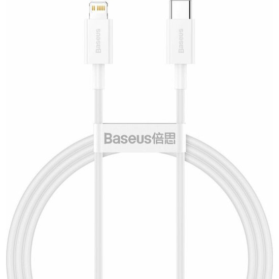 Baseus Superior USB-C to Lightning Cable 20W Λευκό 1m 