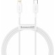 Baseus Superior USB-C to Lightning Cable 20W Λευκό 1m 