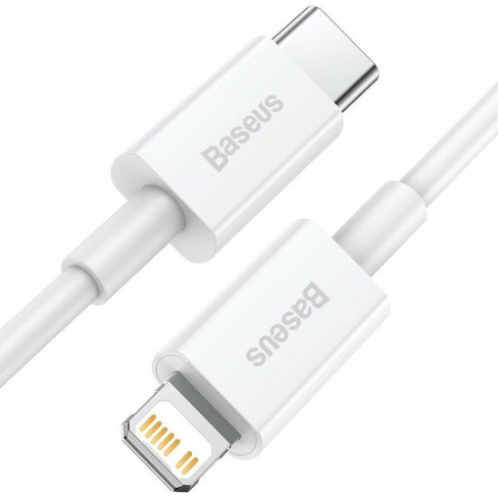 Baseus Superior USB-C to Lightning Cable 20W Λευκό 1m 