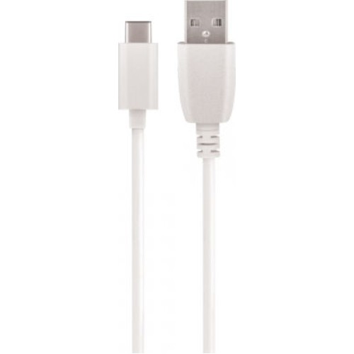 Maxlife USB 2.0 Cable USB-C male - USB-A Λευκό 1m