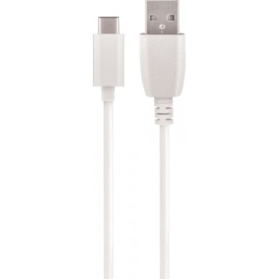 Maxlife USB 2.0 Cable USB-C male - USB-A Λευκό 1m