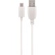 Maxlife USB 2.0 Cable USB-C male - USB-A Λευκό 1m