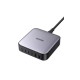 Ugreen Βάση Φόρτισης GaN με 2 Θύρες USB-A και 4 Θύρες USB-C 200W Power Delivery / Quick Charge 2.0 σε Μαύρο χρώμα