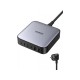 Ugreen Βάση Φόρτισης GaN με 2 Θύρες USB-A και 4 Θύρες USB-C 200W Power Delivery / Quick Charge 2.0 σε Μαύρο χρώμα