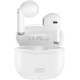 XO Tws In-ear Bluetooth Handsfree Ακουστικά με Θήκη Φόρτισης Λευκά