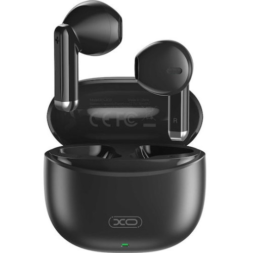 XO Tws In-ear Bluetooth Handsfree Ακουστικά με Θήκη Φόρτισης Μαύρα