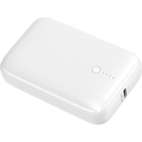 Platinet Power Bank 10000mAh 20W με Θύρα USB-A και Θύρα USB-C Power Delivery Λευκό