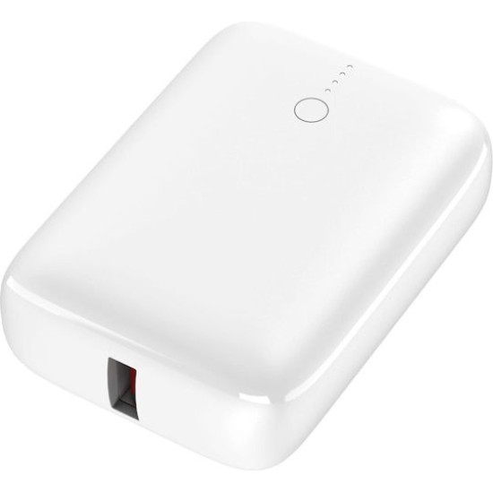 Platinet Power Bank 10000mAh 20W με Θύρα USB-A και Θύρα USB-C Power Delivery Λευκό