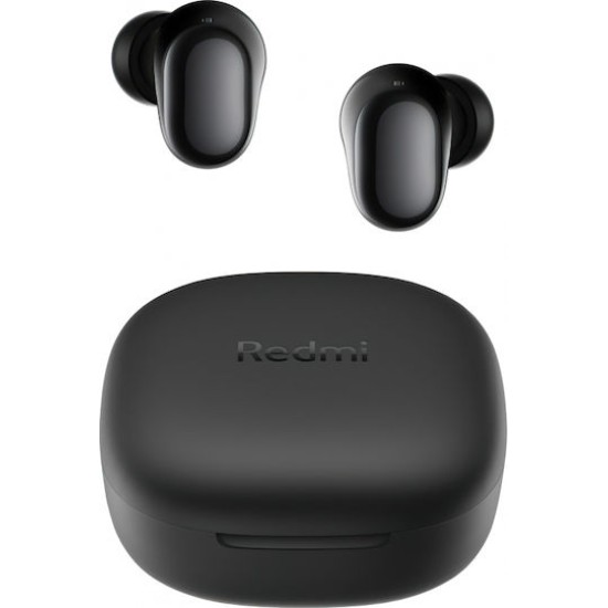 Xiaomi Redmi Buds 6 Play Bluetooth Handsfree Ακουστικά με Αντοχή στον Ιδρώτα και Θήκη Φόρτισης Μαύρα