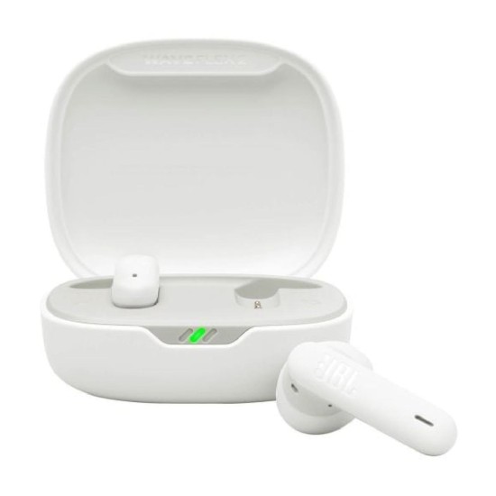 JBL Wave Flex 2 Earbud Bluetooth Handsfree Ακουστικά με Αντοχή στον Ιδρώτα και Θήκη Φόρτισης Λευκά