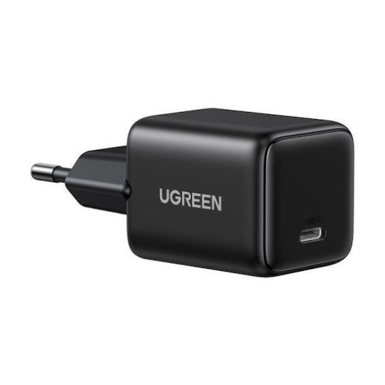 Ugreen Φορτιστής Χωρίς Καλώδιο GaN με Θύρα USB-C 20W Power Delivery Μαύρος