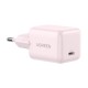 Ugreen Φορτιστής Χωρίς Καλώδιο GaN με Θύρα USB-C 20W Power Delivery Ροζ