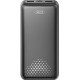 XO Power Bank 20000mAh 10W με 2 Θύρες USB-A και Θύρα USB-C Μαύρο