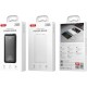 XO Power Bank 20000mAh 10W με 2 Θύρες USB-A και Θύρα USB-C Μαύρο
