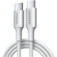 Ugreen USB 2.0 Cable USB-C male - USB-C 100W PD Γκρι 2m