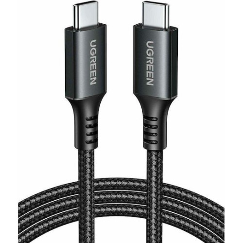 Ugreen USB 2.0 Cable USB-C male - USB-C 60W PD Μαύρο 1m 