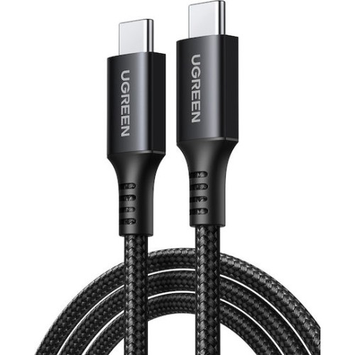Ugreen USB 2.0 Cable USB-C male - USB-C 60W PD Μαύρο 1m 