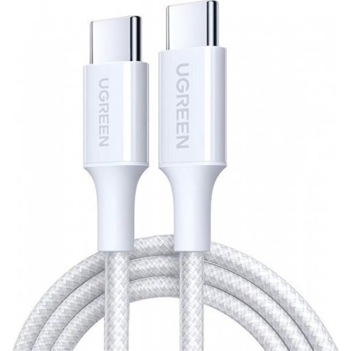 Ugreen USB 2.0 Cable USB-C male - USB-C 60W Λευκό 2m