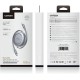 Ugreen Retractable USB 2.0 Cable USB-C male - USB-C 100W PD Μαύρο 1m
