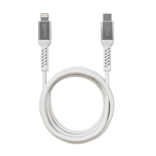 Prio Charge & Sync USB C to Lightning Cable MFi certified 1.2m white