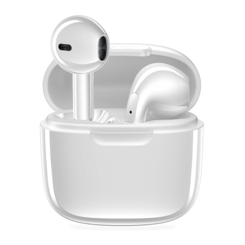 XO X23 TWS Earbud Bluetooth Handsfree Ακουστικά με Θήκη Φόρτισης Λευκά
