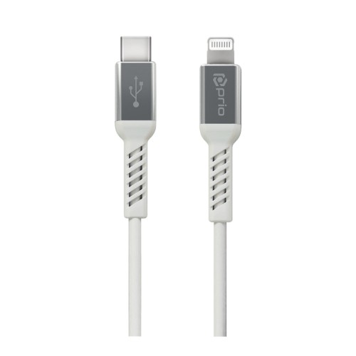 Prio Charge & Sync USB C to Lightning Cable MFi certified 1.2m white