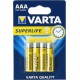 Varta Superlife Μπαταρίες Zinc AAA 1.5V 4τμχ