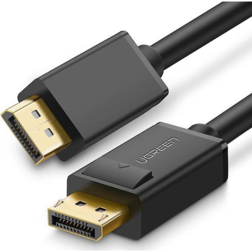 Ugreen Cable DisplayPort male - DisplayPort male 2m Μαύρο (10211)