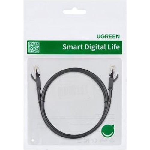 Ugreen U/UTP Cat.6 Καλώδιο Δικτύου Ethernet 0.5m Μαύρο