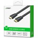 Ugreen HDMI 2.0 Flat Cable HDMI male - HDMI male 1.5m Μαύρο