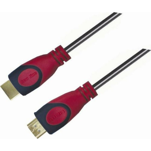 Aculine HDMI 1.4 Cable HDMI male - HDMI male 1m Μαύρο