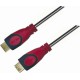 Aculine HDMI 1.4 Cable HDMI male - HDMI male 1m Μαύρο