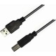 Aculine Καλώδιο σύνδεσης εκτυπωτή USB-A male - USB-B male 1.8m (USB-004)