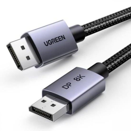 Ugreen Cable DisplayPort male - DisplayPort male 2m Μαύρο