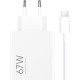 Xiaomi Φορτιστής με Θύρα USB-A και Καλώδιο USB-C 67W Power Delivery Λευκός