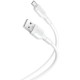 XO NB212 Regular USB 2.0 to micro USB Cable Λευκό 1m