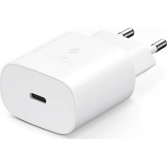 Samsung Φορτιστής Χωρίς Καλώδιο με Θύρα USB-C 25W Power Delivery Λευκός bulk