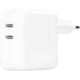 Apple Φορτιστής Χωρίς Καλώδιο με 2 Θύρες USB-C 35W Λευκός