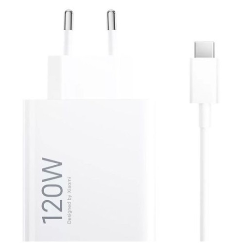 Xiaomi Φορτιστής με Θύρα USB-A και Καλώδιο USB-C 120W Λευκός
