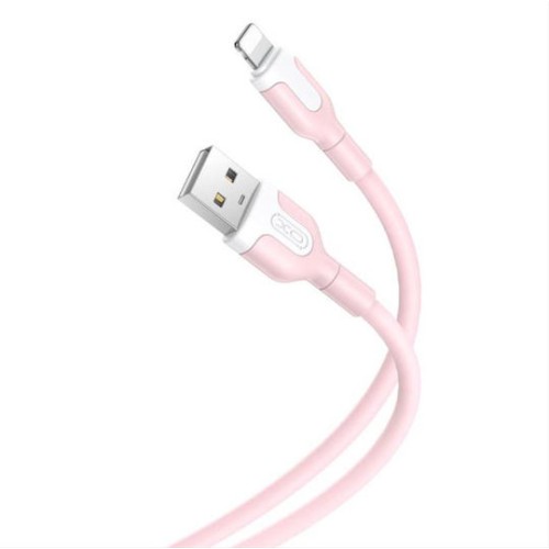 XO NB212 USB to Lightning Cable Ροζ 1m