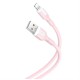XO NB212 USB to Lightning Cable Ροζ 1m