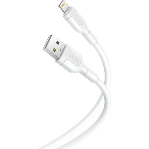 XO NB212 USB to Lightning Cable Λευκό 1m