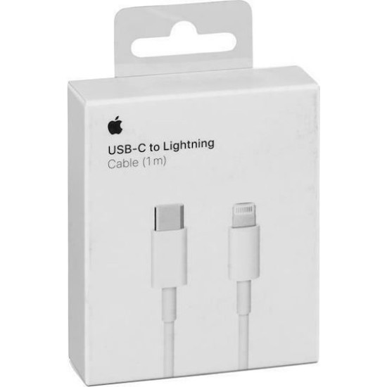 Apple USB-C to Lightning Cable Λευκό 1m