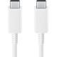 Samsung USB 2.0 Cable USB-C male - USB-C 100W Λευκό 1.8m