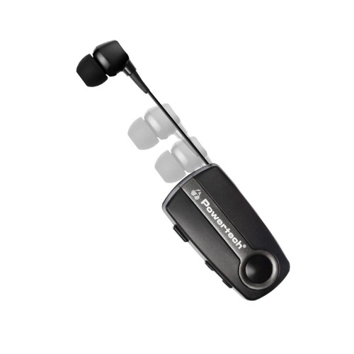 Powertech Klipp 2 In-ear Bluetooth Handsfree Ακουστικό Πέτου Γκρι