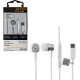 NSP HN28 In-ear Handsfree με Βύσμα USB-C Λευκό