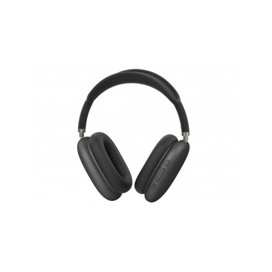 PLATINET WIRELESS HEADPHONES WITH MIC BLUETOOTH SLIM STYLE BLACK