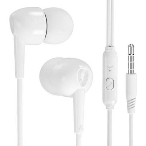 XO Ep37 In-ear Handsfree Ακουστικά με Βύσμα 3.5mm Λευκό