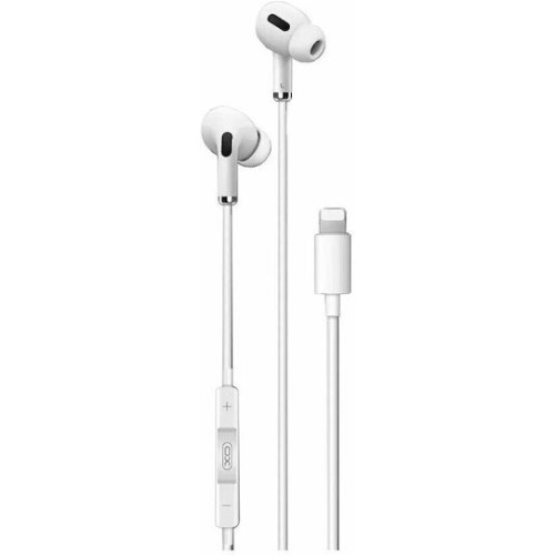 XO EP24 In-ear Handsfree με Βύσμα Lightning Λευκό