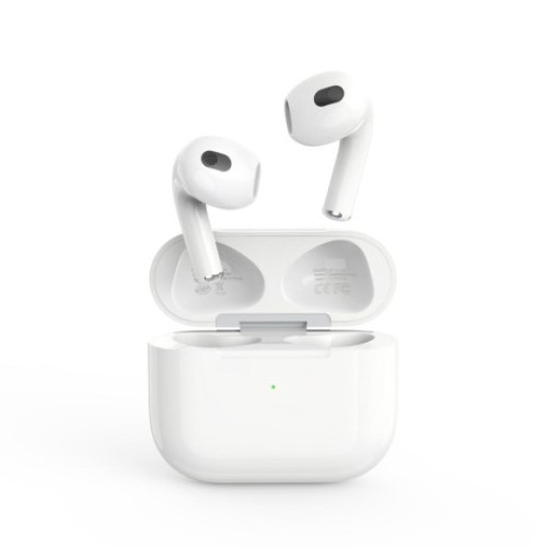 XO Q4 Earbud Bluetooth Handsfree Ακουστικά με Θήκη Φόρτισης Λευκά
